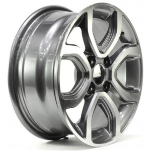 WHEEL DARK GUN METAL MACHINED FACE 13x4