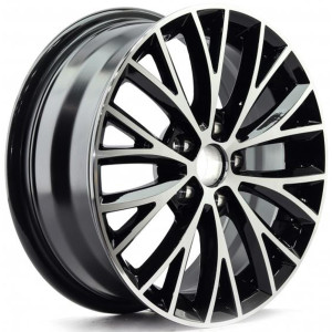 WHEEL BLACK MACHINE FACE 15x5