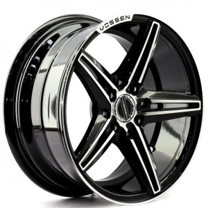 WHEEL BLACK MACHINED FACE 15x8