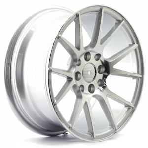 WHEEL SILVER MACHINED FACE 15x8