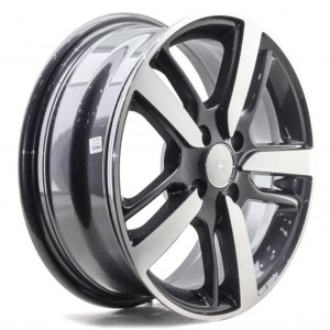 WHEEL NOS 42 5218-1560-12 DARK GUN METAL MACHINED FACE 15x4