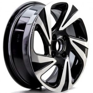 WHEEL BLACK MACHINE FACE 16x4