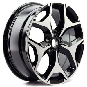 WHEEL BLACK MACHINE FACE 17x5