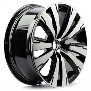 WHEEL MACHINED BLACK 17x4