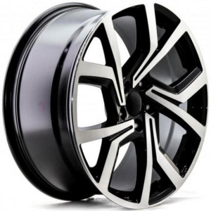 WHEEL BLACK POLISHED 17x5
