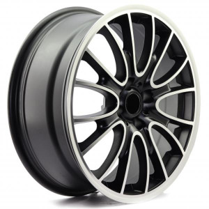 WHEEL MACHINED BLACK MATT 17x4