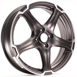 WHEEL JH5026 BLACK MACHINE FACE 17x4
