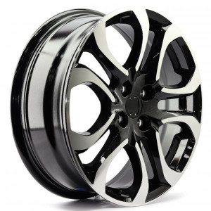 WHEEL BLACK MACHINE FACE 17x4