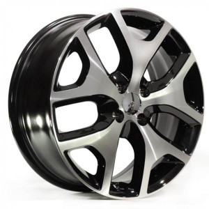 WHEEL NOS-40DARK HYPER BLACK MACHINE FACE 17x4