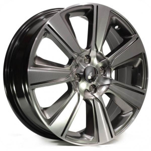 WHEEL NOS-41 DARK HYPER BLACK MACHINE FACE 17x4