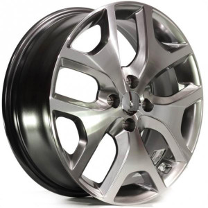 WHEEL NOS-39 DARK HYPER BLACK MACHINE FACE 17x4