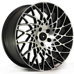 WHEEL QC1147 MATTE BLACK MF 17x5