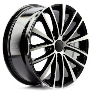 WHEEL 1218 MACHINED BLACK 17x5
