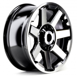 WHEEL 1189177530M BLACK MACHINED FACE 17x6