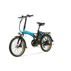 STARKER BICICLETA ELECTRICA T-FLEX ALUMINIO NEGRO/AZUL 