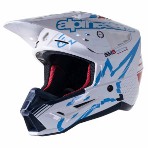 ALPINESTARS Casco Alpinestars S-M5 Action Blanco Azul XL 
