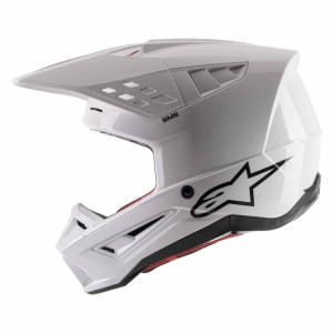 ALPINESTARS Casco Alpinestars S-M5 Solid Blanco Brillo XL 