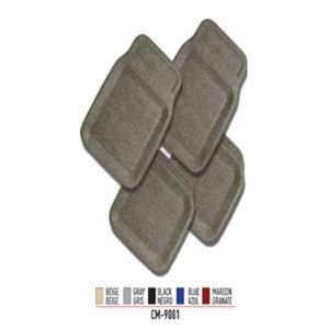 ABRO Set Tapetes Alfombra / Caucho Beige CM - 900  