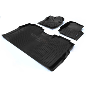 FANDEWEI Set de tapetes termoformados 3d F-150 