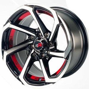 RACER Juego De Rines  Racer 13 Pulgadas 8h 100/114 Mod 1536 Bmf Plata 13X8