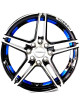 BLACKCAT LUXURY Juego de rines 14x8 6.0 100/114.3 ET-30  14x8