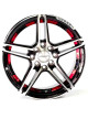 BLACKCAT LUXURY Juego de rines 14x8 6.0 100/114.3 ET-30  14x8