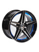 BLACKCAT LUXURY Juego de rines 15X8 7.0 100/114.3 ET-25 15X8