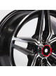 BLACKCAT LUXURY Juego de rines 13X4 5.5 100 ET-35 13X4