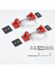 Universal Kit de pestillos de capó para Jeep JK compatible con Jeep Wrangler 