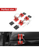 Universal Kit de pestillos de capó para Jeep JK compatible con Jeep Wrangler 