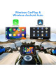 Universal Pantalla portátil Apple Carplay para motocicleta 
