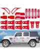 Universal  accesorios exteriores para Jeep Wrangler 