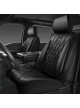 Universal Fundas de asiento delantero de automóvil de piel sintética de lujo 