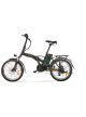 STARKER BICICLETA ELECTRICA T-FLEX ALUMINIO NEGRO/NARANJA 