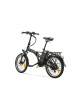 STARKER BICICLETA ELECTRICA T-FLEX ALUMINIO NEGRO/NARANJA 