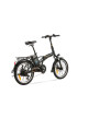 STARKER BICICLETA ELECTRICA T-FLEX ALUMINIO NEGRO/NARANJA 