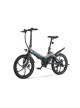 STARKER BICICLETA ELECTRICA RUFUS NEGRO/GRIS/AZUL 